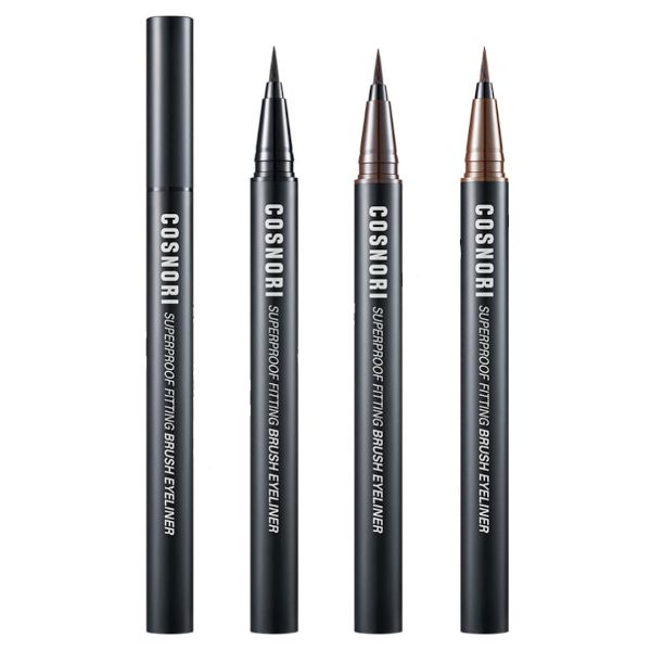 COSNORI Superproof Fitting Brush Eyeliner - 0.6g