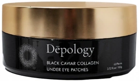 Dēpology Black Caviar Collagen Under Eye Patches