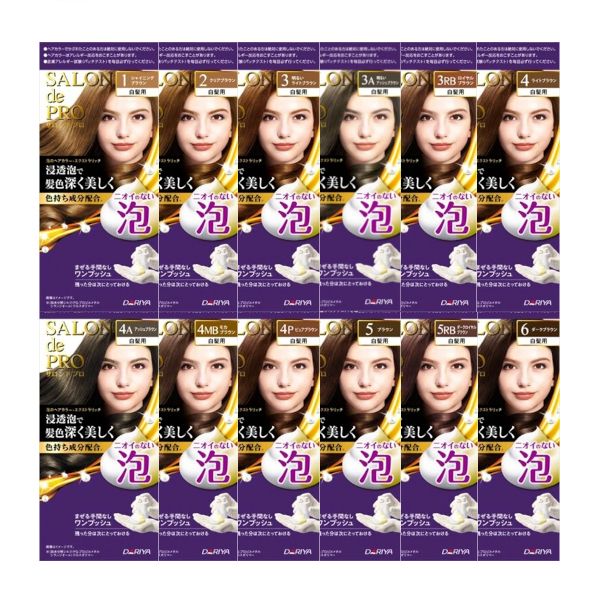Dariya Salon De Pro Foam Hair Color Extra Rich - 1 set