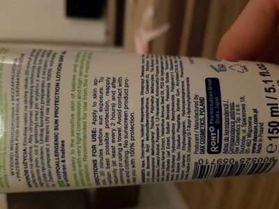 Hipoalergiczna emulsja do opalania spf 50+