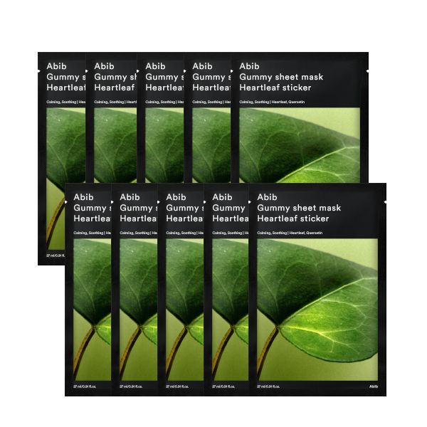 Abib Gummy Sheet Mask - Heartleaf Sticker - 10pcs