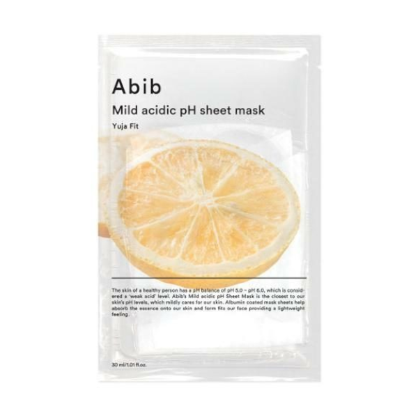Abib Mild Acidic pH Sheet Mask - Yuja Fit - 5pcs