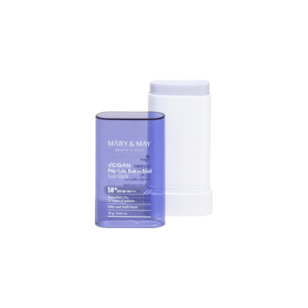 Mary&May Vegan Peptide Bakuchiol Sun Stick SPF50+ PA++++ - 18g