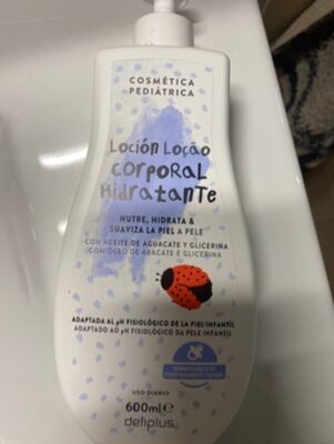 Loción corporal infantil hidratante