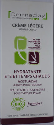 Crème Légère Hydratante Eté et Temps Chauds