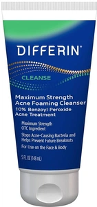 Differin Maximum Strength Acne Foaming Cleanser 10% Benzoyl Peroxide