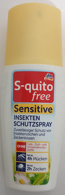 S-quito free Sensitive Insekten Schutzspray