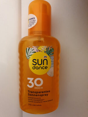 sun dance 30 transparentes sonnenspray