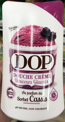 Douche Crème Douceurs Glacées au parfum du Sorbet Cassis