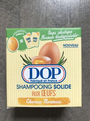 Shampooing solide aux oeufs cheveux normaux