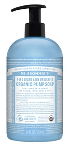 Dr Bronner Dr Bronner Sugar Baby-Unscented Organic Pump Soap