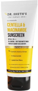 Dr. Sheth's Centella & Niacinamide Oil & Acne Control Sunscreen