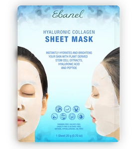 Ebanel Skincare Hyaluronic Collagen Sheet Mask