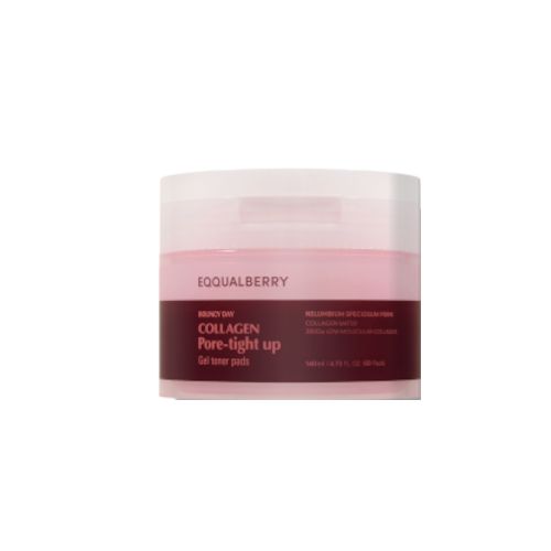 Eqqualberry EQQUALBERRY Collagen Pore-Tight Up Gel Toner Pads - 140ml/60pads