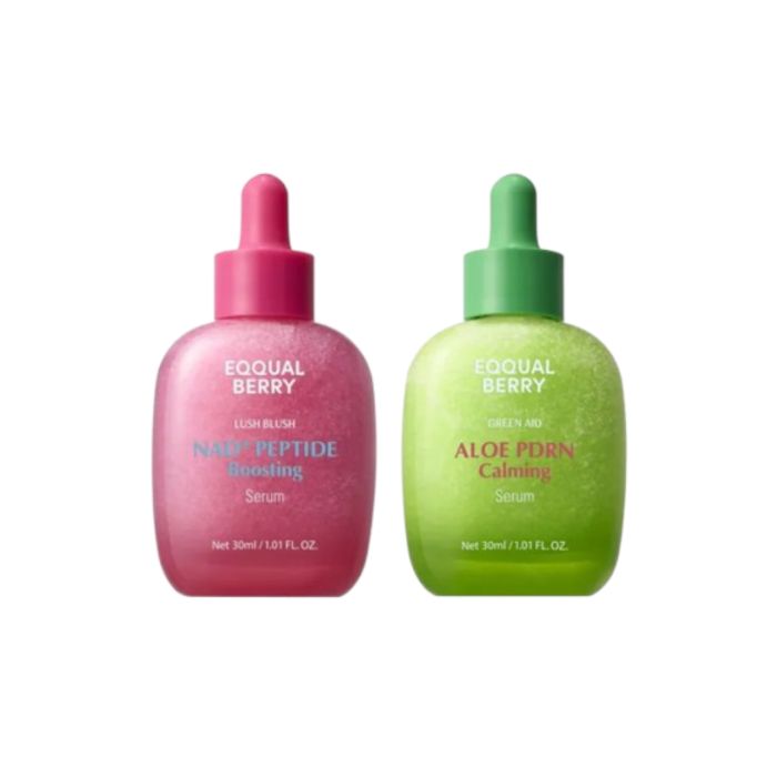 Eqqualberry EQQUALBERRY NAD+ Peptide Boosting Serum - 30ml (1ea) + Aloe PDRN Calming Serum - 30ml (1ea) Set