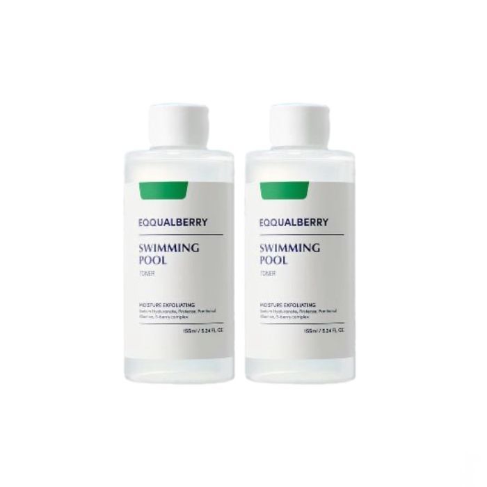 EQQUALBERRY Swimming Pool Daily Facial Toner - 155ml (2ea) Set