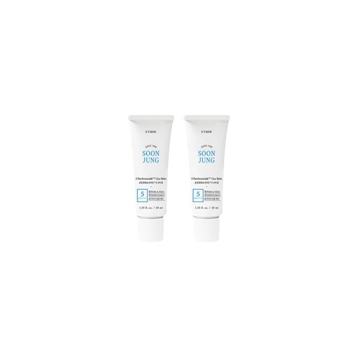Etude House Soon Jung 5-Panthensoside Cica Balm - 40ml (2ea) Set