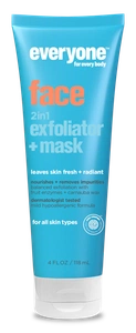 Everyone Face, 2 In 1 Exfoliator + Mask