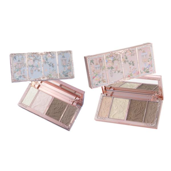FlowerKnows Butterfly Cloud Collar Embossed Highlight & Contour Palette - 16g