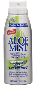 Fruit of the Earth Aloe Mist 100% Pure Gel Continuous Spray