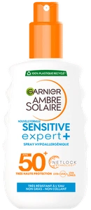 Garnier Ambre Solaire New Formula Sensitive Expert+ Hypoallergenic Spray SPF 50+ With Netlock Technology