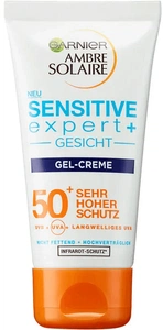 Garnier Ambre Solaire Sonnencreme Gel Gesicht, Sensitive Expert+, Lsf 50+
