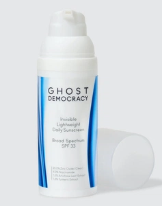Ghost Democracy Invisible Lightweight Daily Face Sunscreen Spf33