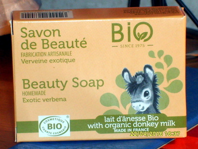 Savon de beauté Verveine exotique Lait d'ânesse bio
