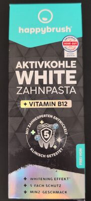 Aktivkohle White Zahnpasta + Vitamin B12