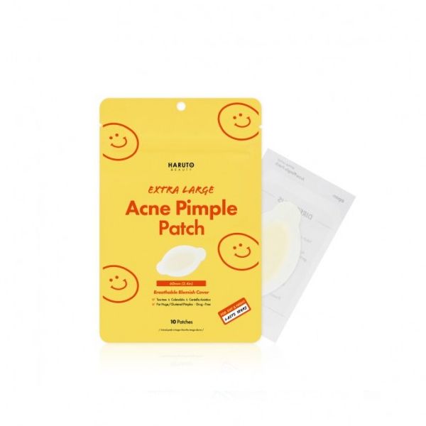 HARUTO Extra Large Acne Pimple Patch - 10 patches/1pack