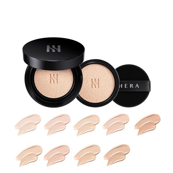 HERA Black Cushion Foundation SPF34 PA++ - 15g x 2
