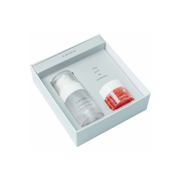 Hibiskin My Recipe Essence Calendula Water Gel & My Recipe Ampoule Rose Active Set - 40ml+10ml
