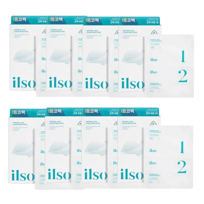 ILSO Natural Mild Clear Nose Pack - 5ea (8 Pack) Set