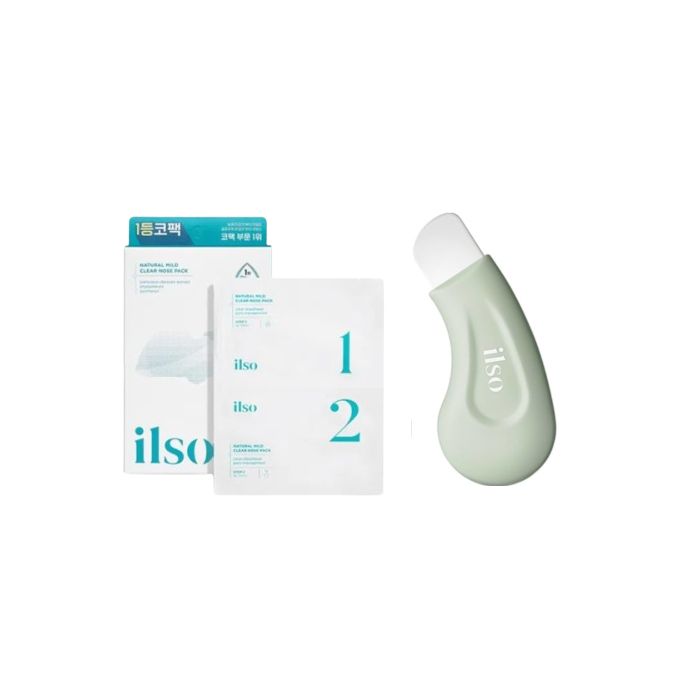 ILSO Natural Mild Clear Nose Pack - 5ea + Deep Clean Master - 1pc Set