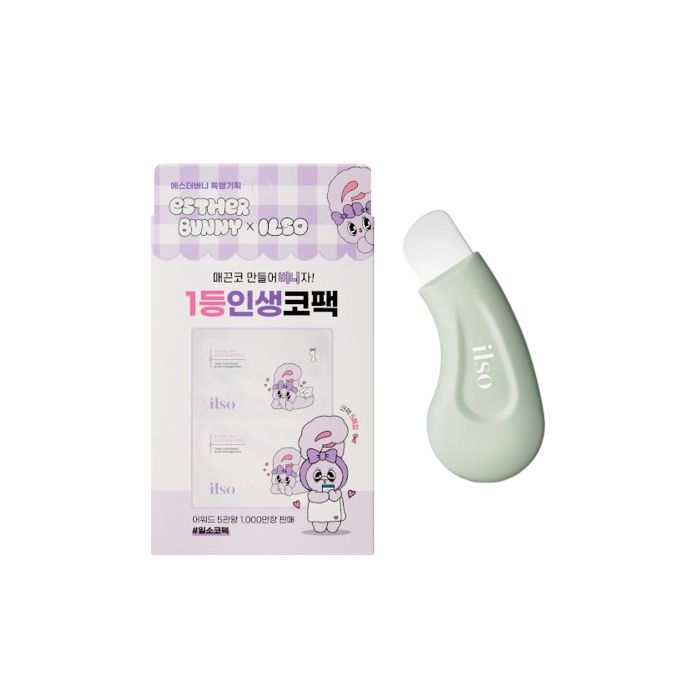 ILSO Natural Mild Clear Nose Patch Esther Bunny Collection - 5ea + Deep Clean Master - 1pc Set