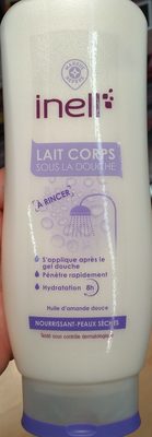 Lait corps sous la douche