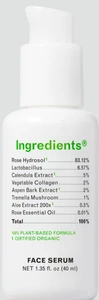 ingredients ingredients Face Serum