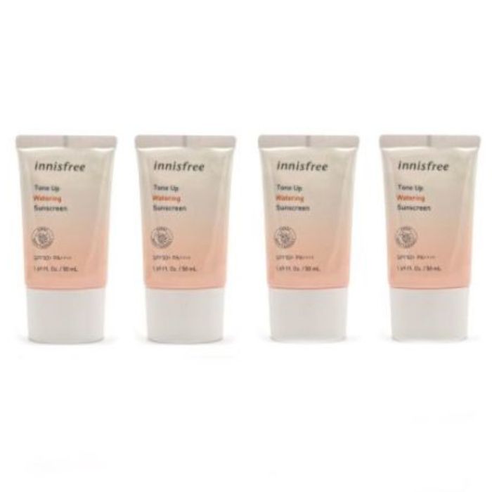 innisfree Tone Up Watering Sunscreen SPF50+ PA++++ 50ml (4ea) Set