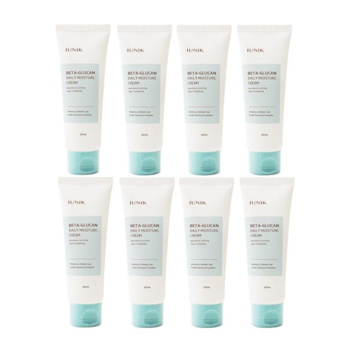 iUNIK Beta Glucan Daily Moisture Cream - 60ml (8ea) Set