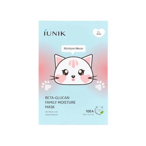 iUNIK Beta-Glucan Family Moisture Mask For Kids - 10pcs