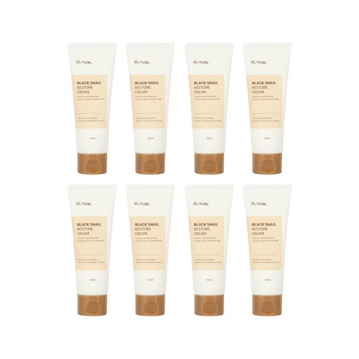 iUNIK Black Snail Restore Cream - 60ml (8ea) Set