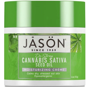 Jason De-Stress Cannabis Sativa Seed Oil Moisturizing Crème