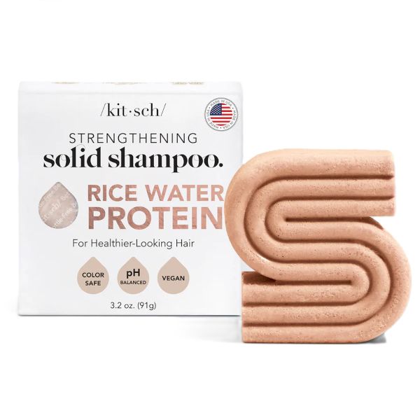 KITSCH Rice Water Shampoo Bar for Hair Growth - 91g