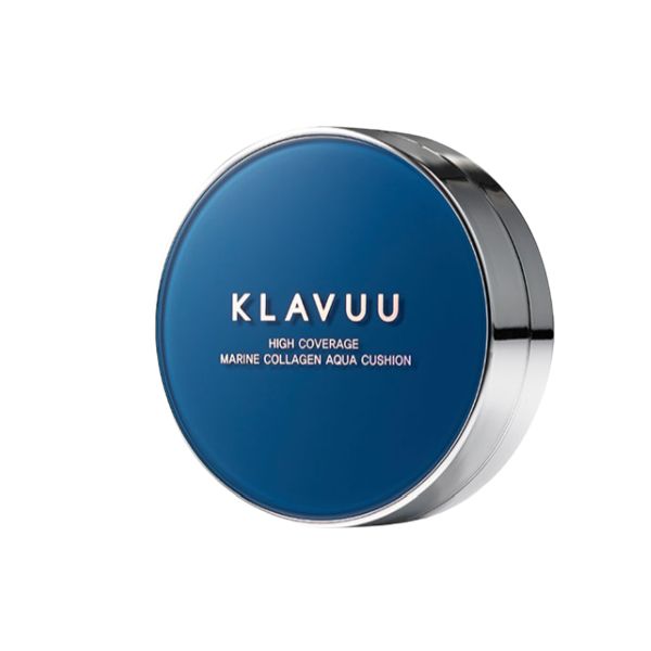 KLAVUU Blue Pearlsation High Coverage Marine Collagen Aqua Cushion SPF50+ PA+++ - 12g