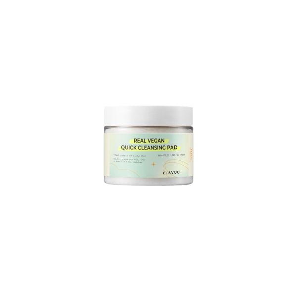 KLAVUU Real Vegan Quick Cleansing Pad - 180ml/50ea