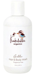 Kookabubba Organics Bubba Hair And Body Wash - Fragrance Free