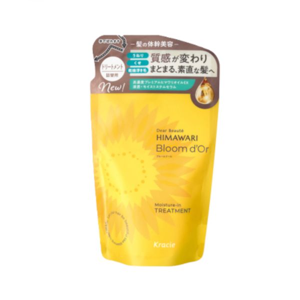 Kracie Dear Beaute Himawari Bloom d'Or Moisture-in Treatment Refill - 330g