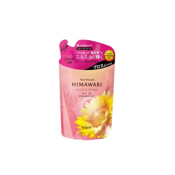 Kracie Dear Beaute Himawari Gloss & Repair Oil In Shampoo Refill - 360ml