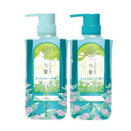 Kracie Ichikami Shampoo & Conditioner Pair Set - 480ml + 480g