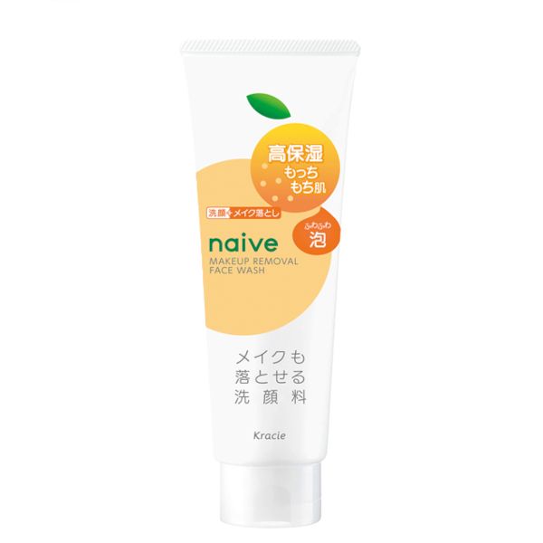 Kracie Naive Makeup Removal Face Wash Very Moisturizing - 180g